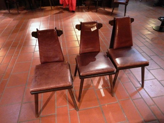 22 Stk. Stühle Holz/Leder
